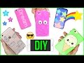 5 DIY Phone Case Designs! How To Make Pusheen, Kawaii, Glow in the Dark & More-Easy Phone Cover DIYs