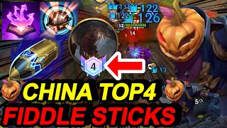 Wild Rift China Top4 Fiddle Sticks Jungle - Broken Ult & Farm Champion - Build Rune - Ap Jungler