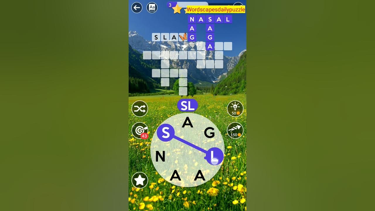 Wordscapes May 1, 2021 Daily Puzzle YouTube