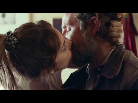 Lady Gaga and Bradley Cooper Hot Kissing Scene in A Star Is Born !!! (4K Ultra HD)