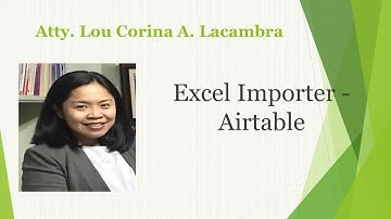 How to Import Excel file into Airtable?