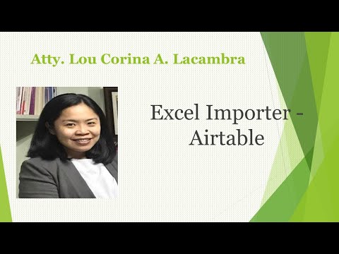 How to Import Excel file into Airtable?