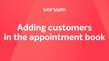 How to add customers in the appointment book - Versum salon software