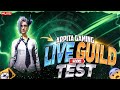 FF LIVE ✨ GUILD TEST 👻 || FF LIVE GUILD TEST #freefirelive #nonstopgaming #classyff #rahulffofficial
