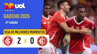 INTERNACIONAL VENCE O INTER-SM COM GOL DE FÉLIX TORRES EM ESTREIA PELO COLORADO; MELHORES MOMENTOS