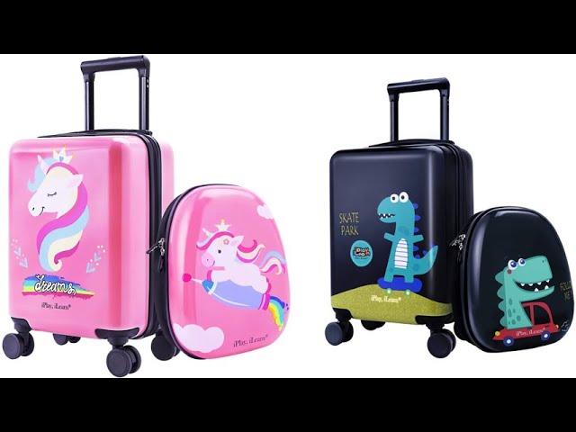 iPlay, iLearn Dinosaur Kids Luggage Carry On Suitcase With