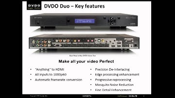 DVDO iScan Duo introduction