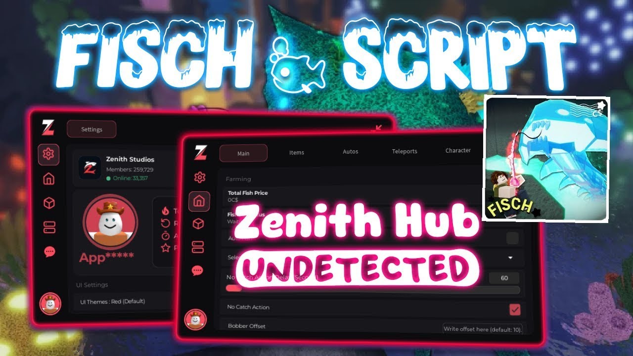 Fisch Script Undetected – Zenith Hub | Best Auto Farm & Fast Catch! (Brine Storm Update)