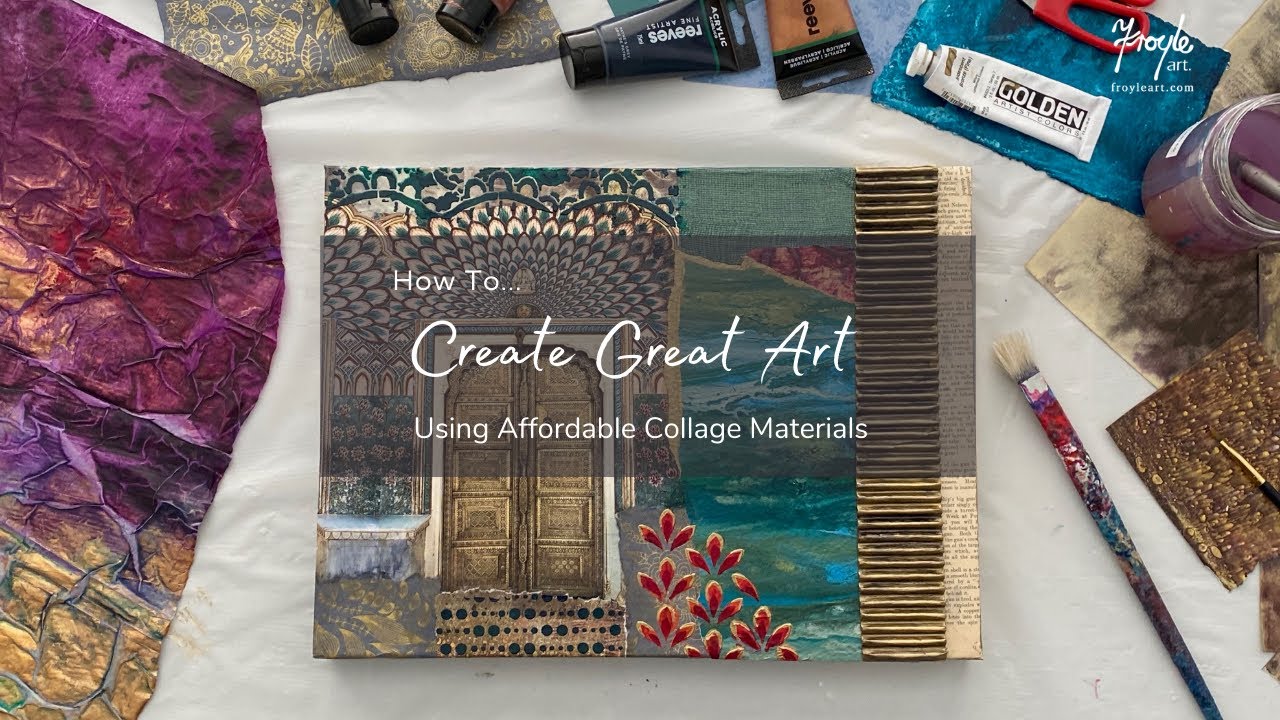 How to Create Great Art Using Affordable Collage Materials Online Art ...
