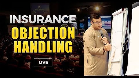 Insurance Objection Handling | Objection Handling Training Live | Dr Sanjay Tolani
