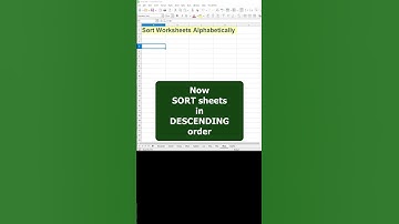 🔀 Sort SHEETS in LibreOffice Calc #shorts