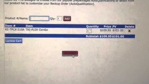 Plexus: How to change your autoship