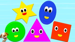 Five Little Shapes + More Learning Videos for Children