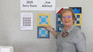 House Sampler Block 4 -  2020 Tasty Treats with GourmetQuilter