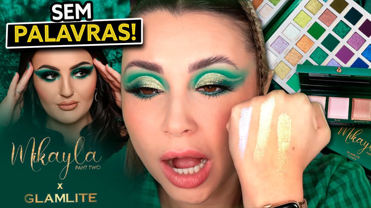 MINHA TIKTOKER FAVORITA 🥰 TESTEI A COLEÇÃO DA MIKAYLA COM A GLAMLITE!!!