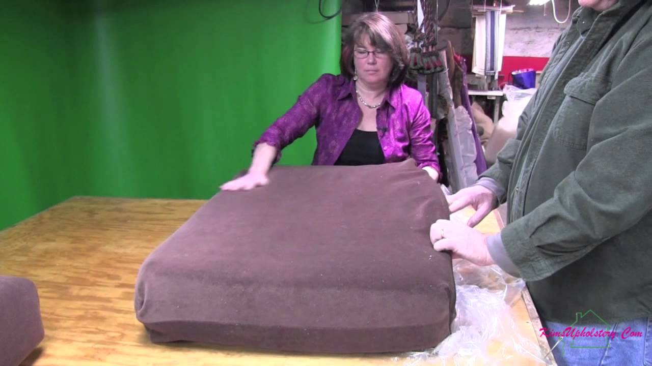 How to Upholster a Foam Cushion