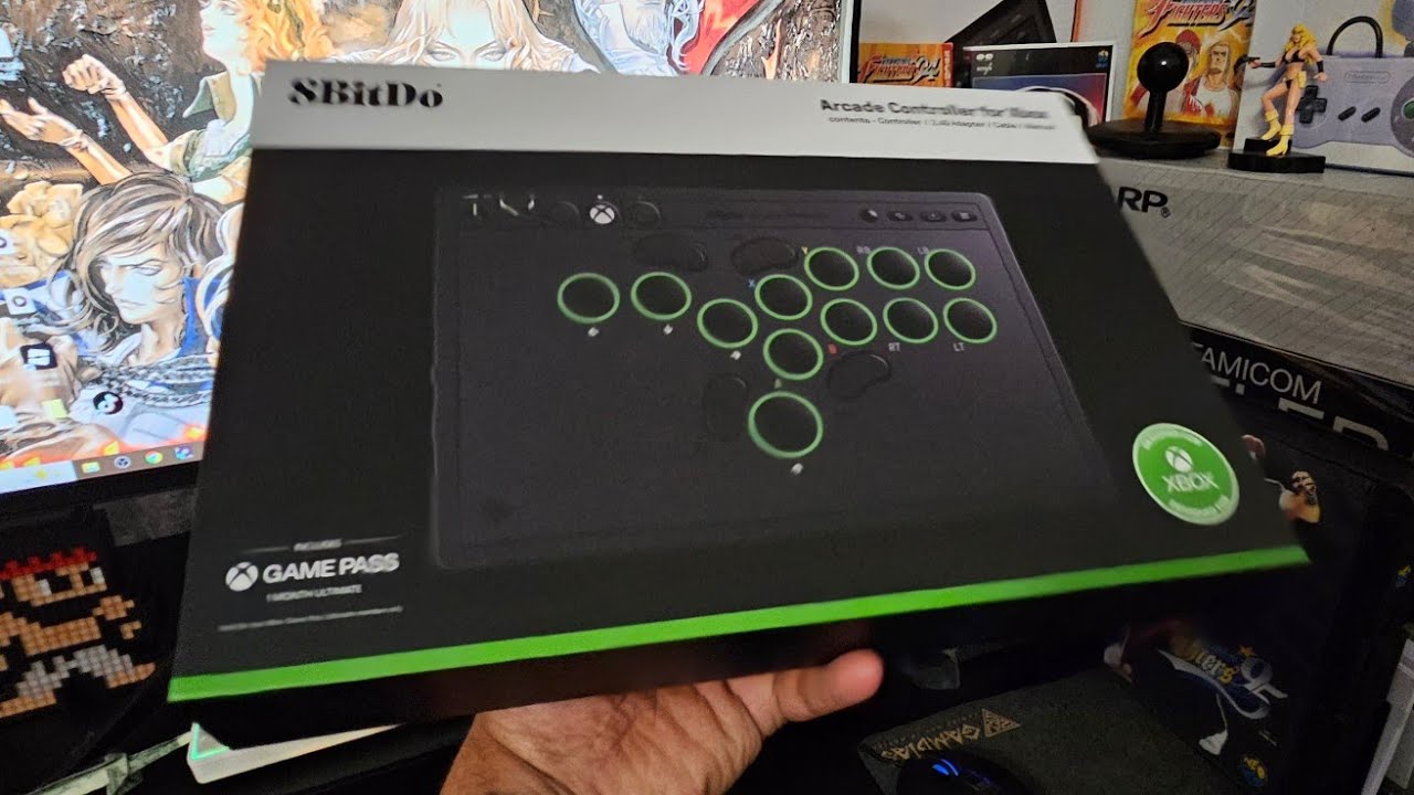8BitDo Hitbox [Unboxing] & test KOF 95' 😃🕹️🎮👍🏿 - YouTube