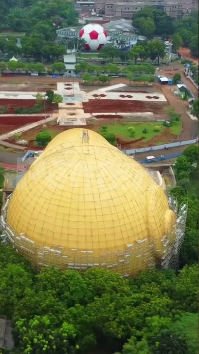 KEONG EMAS TAMAN MINI - SPRAY POLYUREA SPU-1000 UNTUK EVENT G20