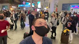 【トルコ】イスタンブール到着しました! 空港は凄い人! コロナ対応日本やり過ぎじゃない?