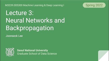 [딥러닝] Lecture 3. Neural Networks and Backpropagation