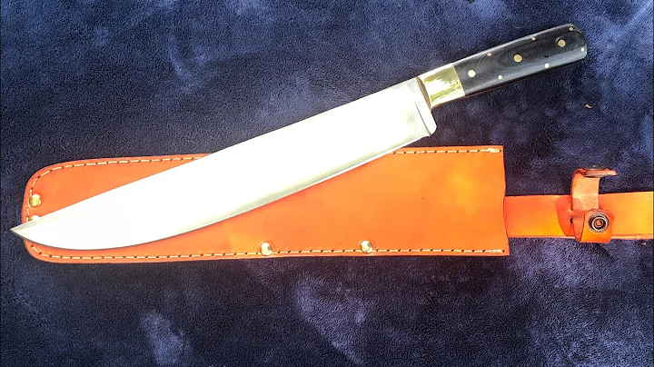 Stunning Hand Made Bowie Knife - Edwin Forrest Bow...