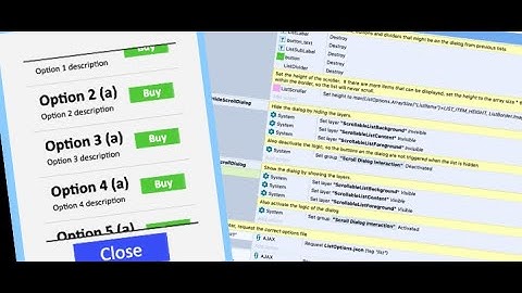 Construct 3 Tutorial : Scrollable List