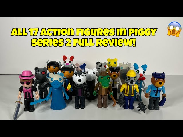 All 8 Piggy Construction Sets In Series 1 And 2 Full Review!!! 