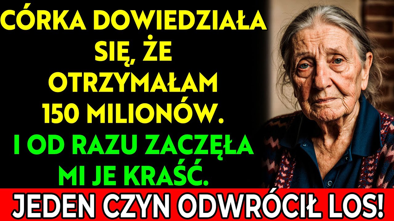 Po śmierci męża dostałam 150 mln zł. Córka zaczęła wymuszać pieniądze, gdy miałam kłopoty...