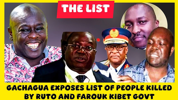 GACHAGUA EXPOSES PEOPLE KILLED BY RUTO AND FAROUK GOVT OVER THE LAST 10YRS‼️AWAITS HIS ASSASSINATION