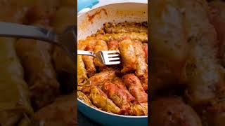 Turkish Cabbage Rolls shorts cabbagerolls stuffedcabbage