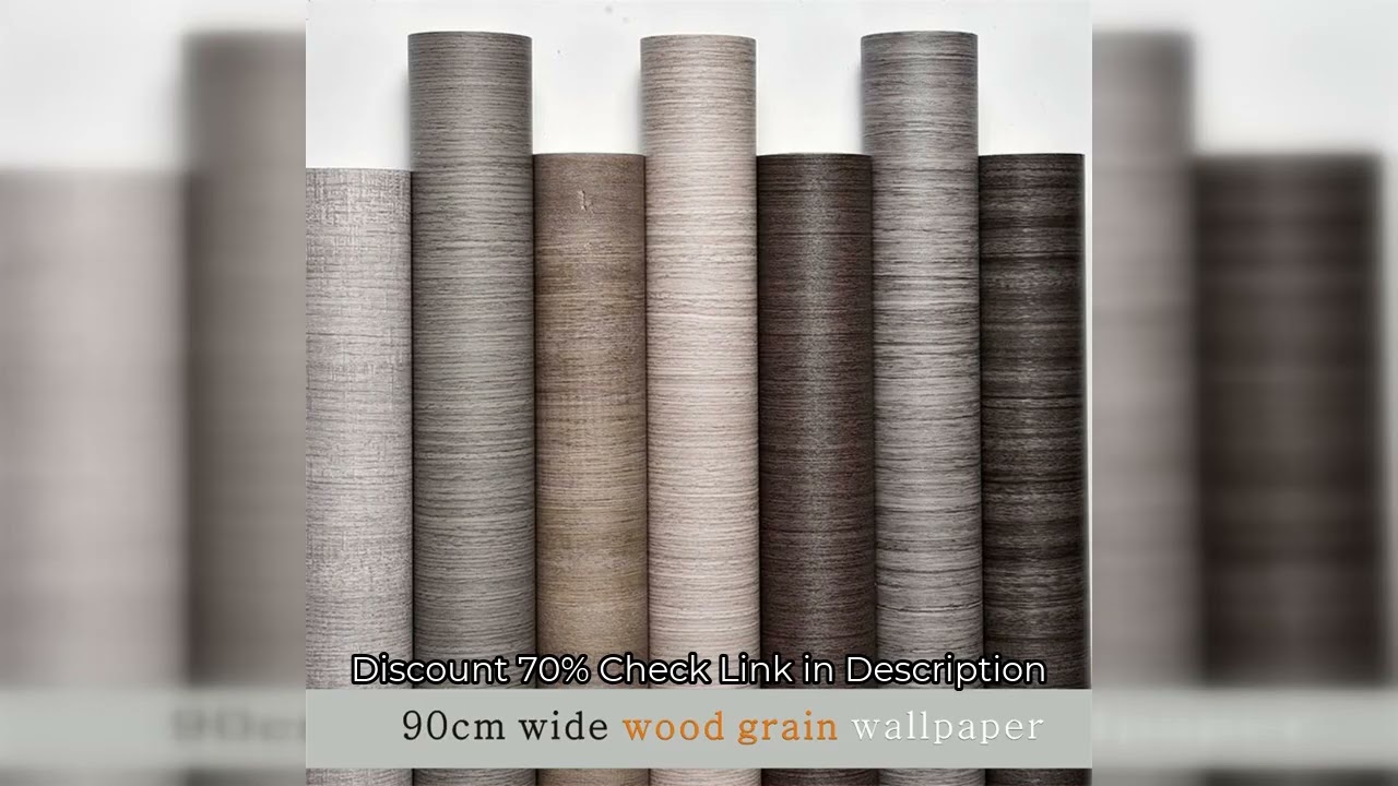 Wood Grain PVC Wallpaper for Door, Wardrobe, Cupboard, Table, Furniture, Waterproof, Self Adhesive S