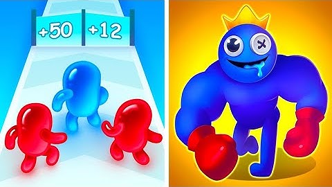 Max Levels Join Blob 3D Vs Punchy Race 3D🥰💗😘😍All New Max Update Mobile Gameplay WE21