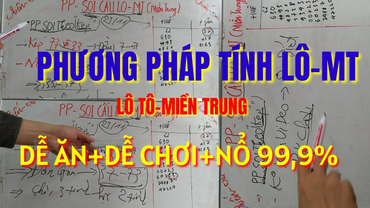 cách tính lô đề miền trung