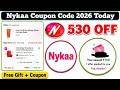 Nykaa ₹530 OFF Coupon Code Today 💸 Limited Time Deal | Nykaa Se Sasta Shopping Kaise Kare 😍 (Step