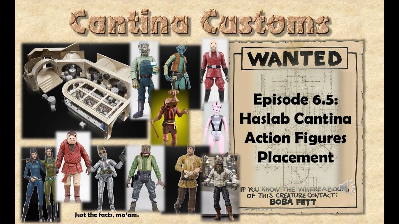 Haslab Cantina Action Figure Placement