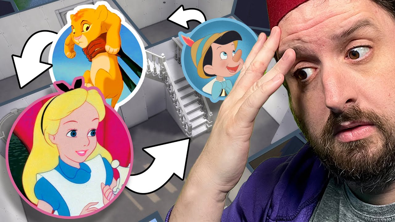 the sims 4 but every room is Different Disney Movie