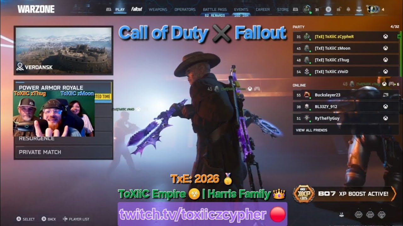 COD × Fallout ft. ToXiiC zThug, ToXiiC zMoon, ToXiiC zVoiD, ToXiiC zBoo (Fallout Crossover 2026)