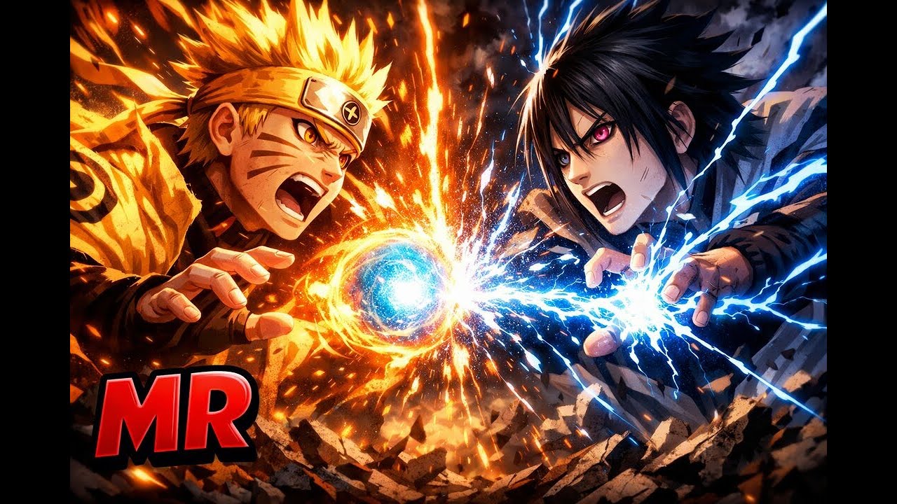 🔥Rap do Naruto vs Sasuke | Rivalidade Imortal 2 (Naruto) 🍃⚡