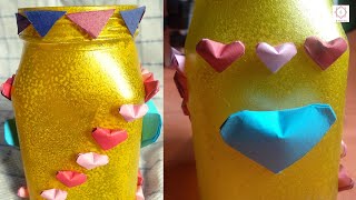 Quick & Easy Bottle Art | Beginners Bottle Art & crafts | DIY #3