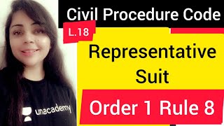 Representative Suit | Order I Rule 8 #order1rule8cpc #cpclecture #representativesuit