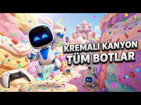 Astro Bot Kremalı Kanyon | Tüm Botlar Yapboz Parçaları ve Gizli Bölüm