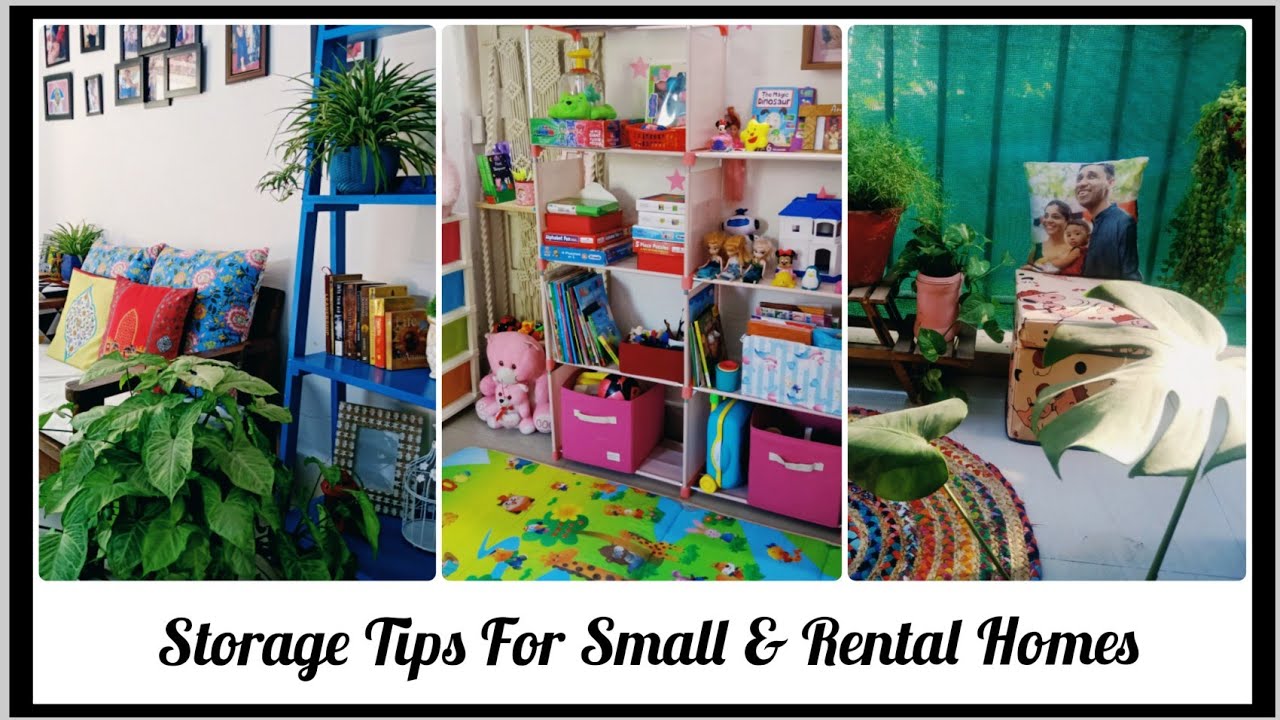 6 Storage Ideas for Small & Rental Homes/Best Storage Tips for Small