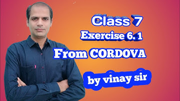 Class 7 Exercise 6.1 | exponents and powers | cordova solutions  @vinaysir2680 | class 7 maths