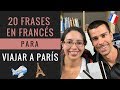 20 FRASES EN FRANCÉS PARA VIAJAR A PARIS | Francés para turistas ✔
