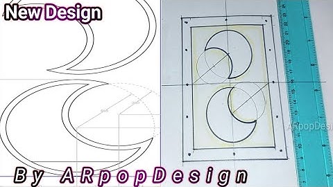 Half Moon🌙Pop False Ceiling Chand ka  Design Drawing By ARpopDesign
