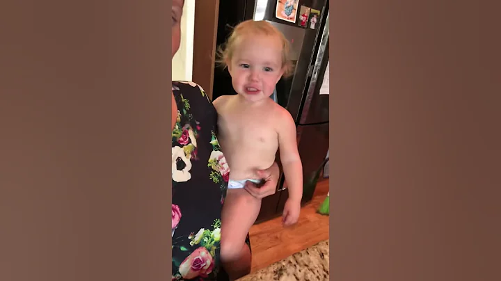 Caroline blowing out the candle