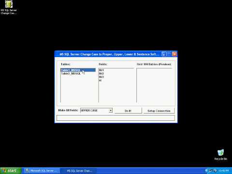 Sobolsoft com How To Use MS SQL Server Change Case to Proper, Upper, Lower & Sentence Software