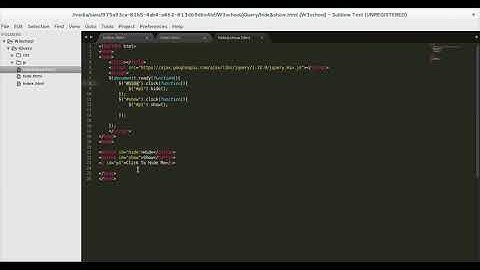 How to Hide and Show text in Html using jQuery