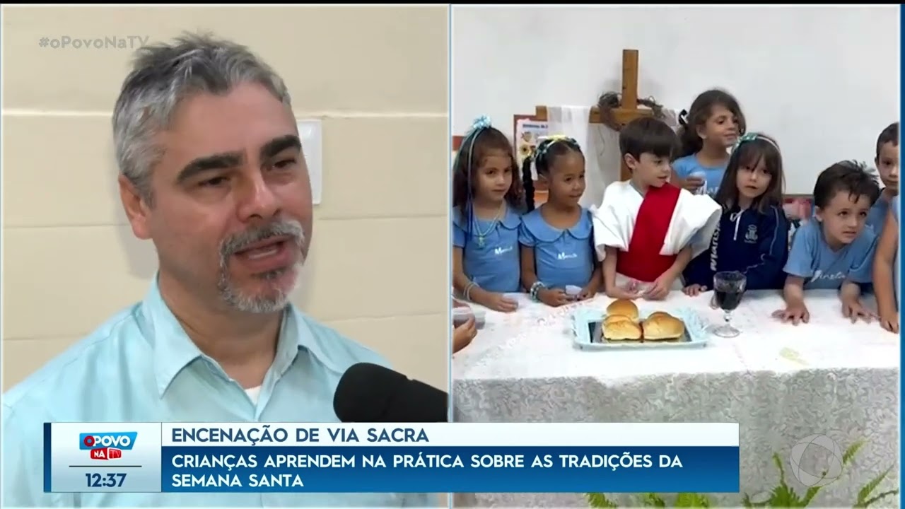 Crianças aprenda na prática sobre as tradições da Semana Santa - O Povo na TV