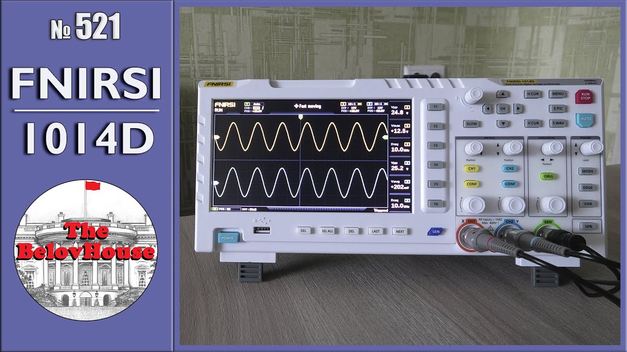 Цифровой осциллограф FNIRSI 1014D с генератором сигналов. Распаковка ...